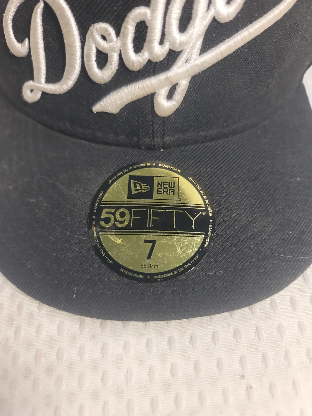 Los Angeles Dodgers Black 59FIFTY Fitted Cap